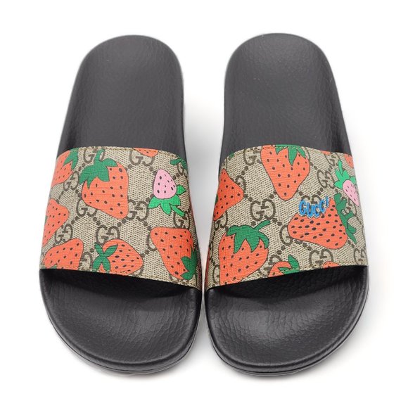 Gucci Strawberry Slides - Picture 3 of 6